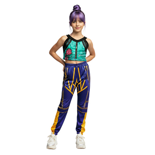Costume da Guerriera K-Pop Zoey Huntrix per bambina