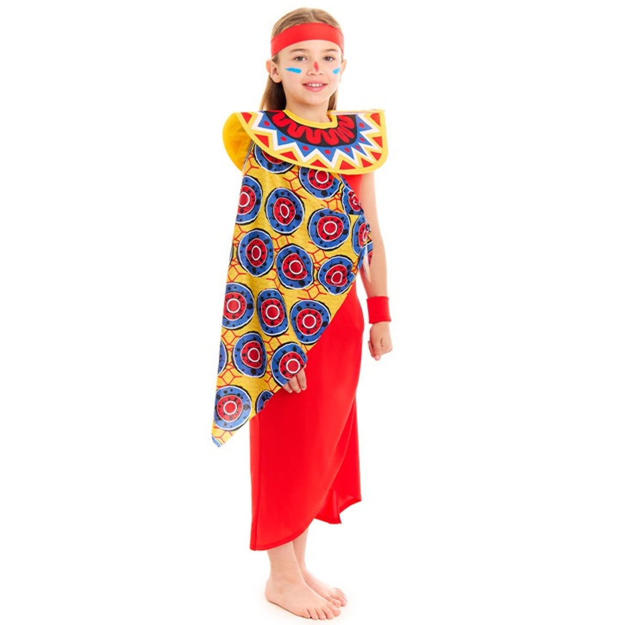 Costume da guerriera della tribù Masai per ragazza