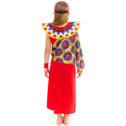 Costume da guerriera della tribù Masai per ragazza