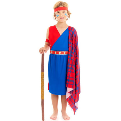 Costume da guerriero della tribù Masai per bambini