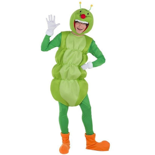 Costume da Bruco Verde per adulto