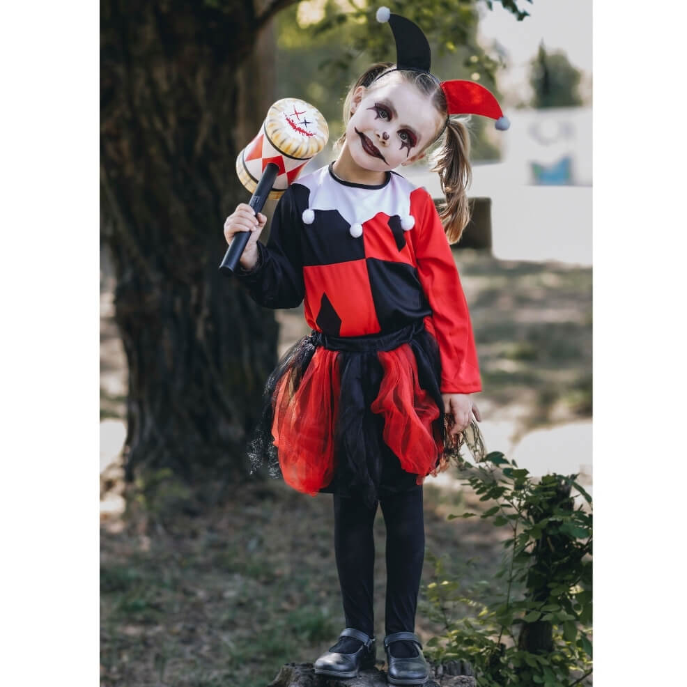 Costume da Harley giullare per bambina