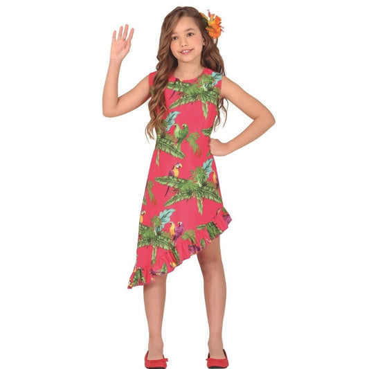 Costume da Hawaii tropicale per bambina