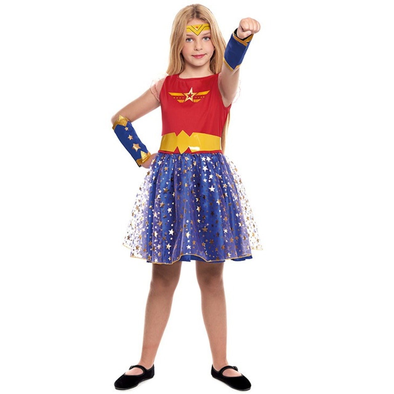 Costume da eroina Wonder per bambina