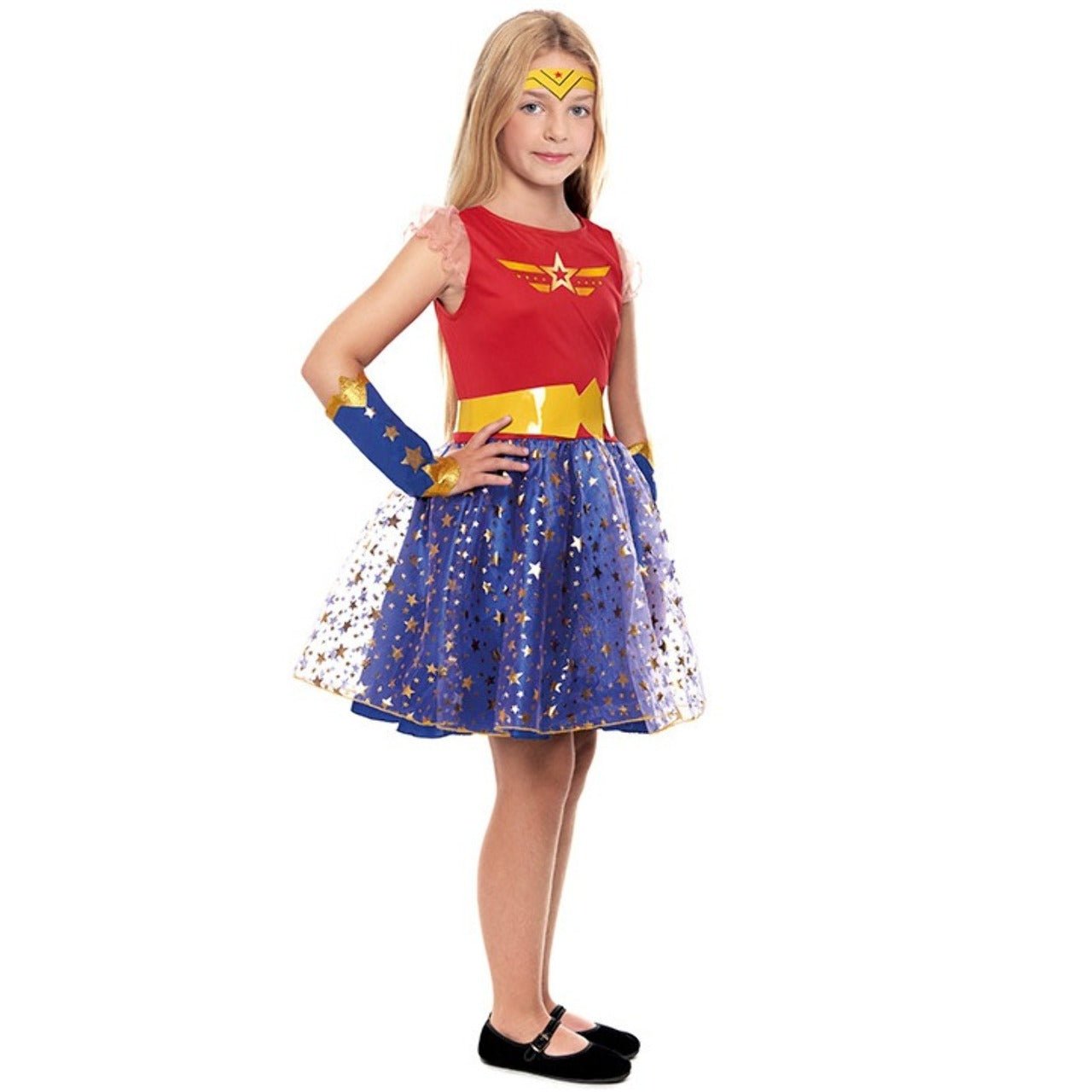 Costume da eroina Wonder per bambina