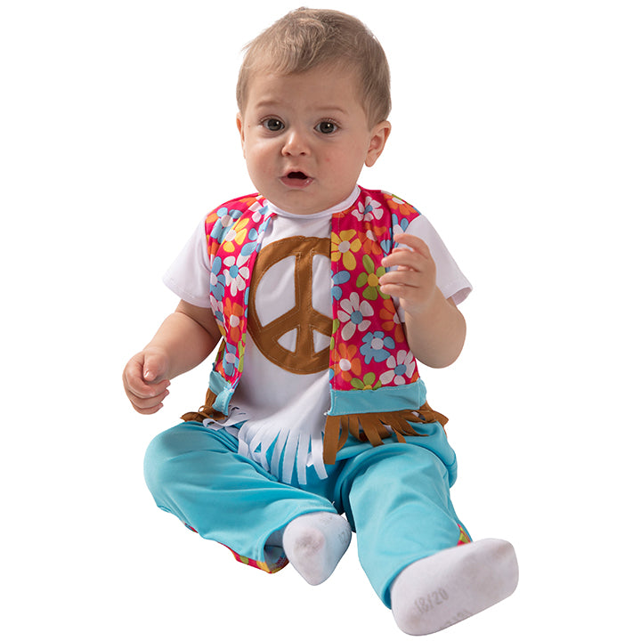 Costume da Hippie Fiori per neonato