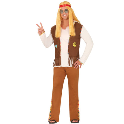 Costume da fiore hippie per uomo