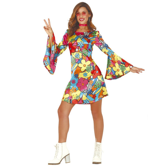 Costume hippie gratuito per donna