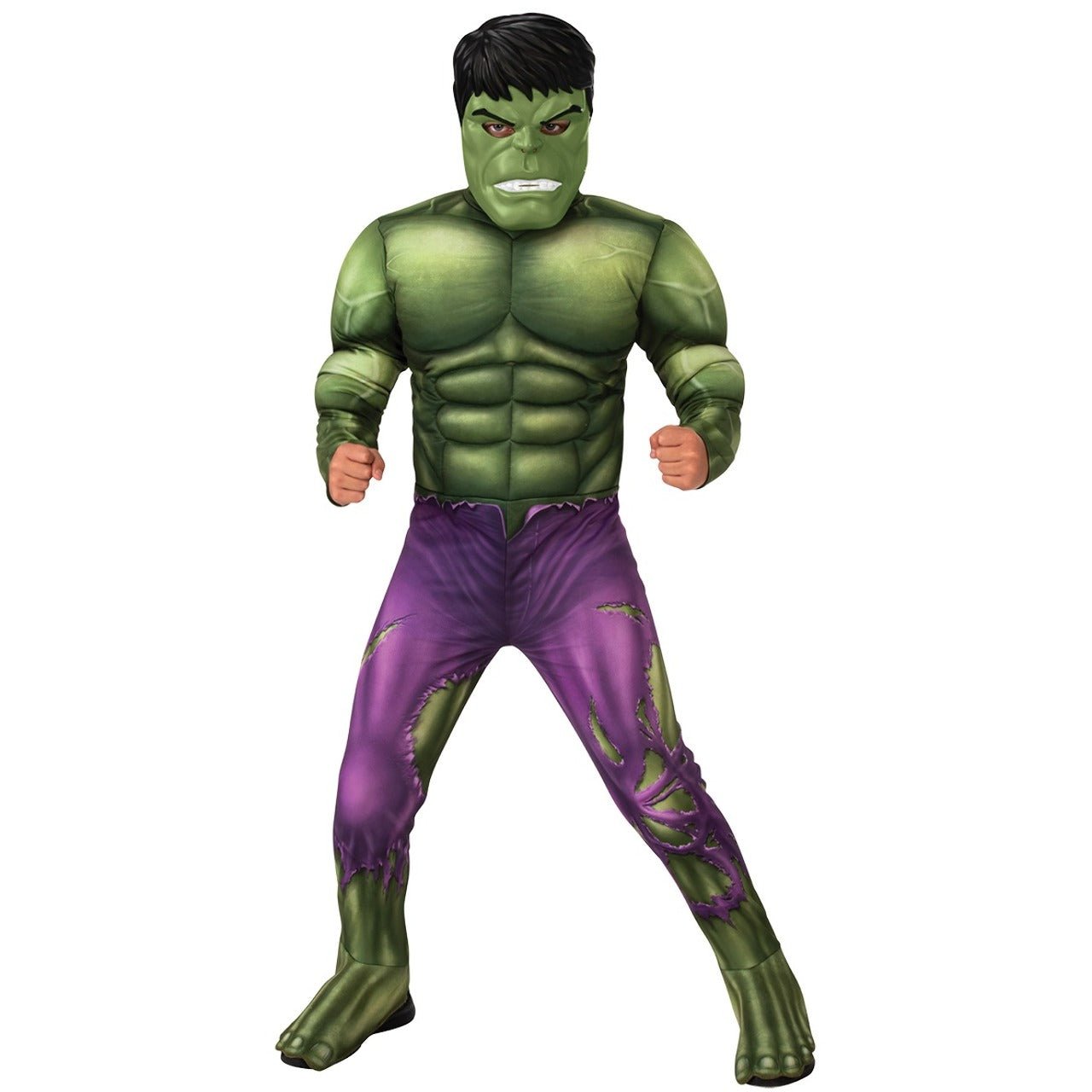 Costume Hulk™ Muscoloso Deluxe per bambino