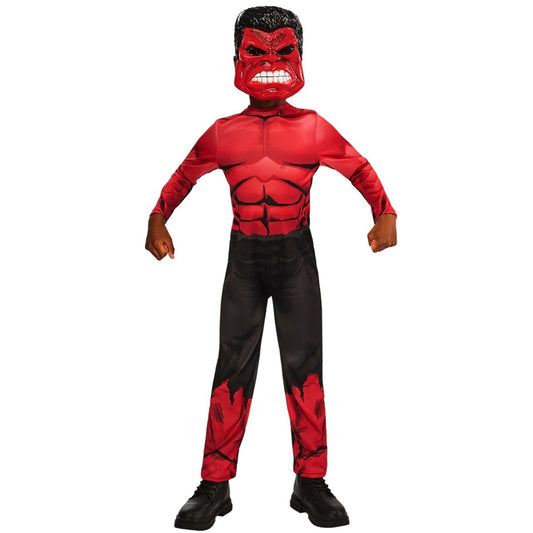 Costume da Hulk ™ Rosso Classic per bambini