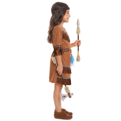 Costume da Indiana Nativa per bambina