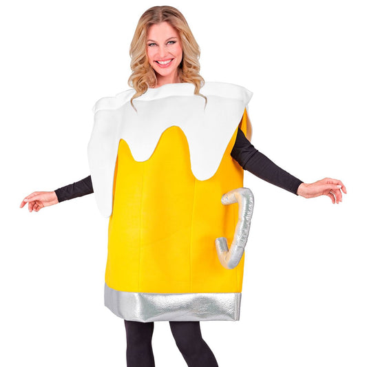 Costume da Boccale di Birra Bionda per adulti