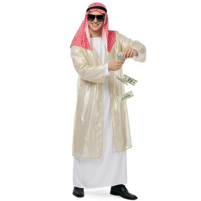 Costume da sceicco arabo Milionario per adulto 