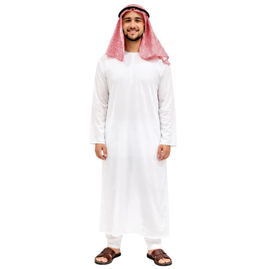 Costume da sceicco arabo Rashid per uomo