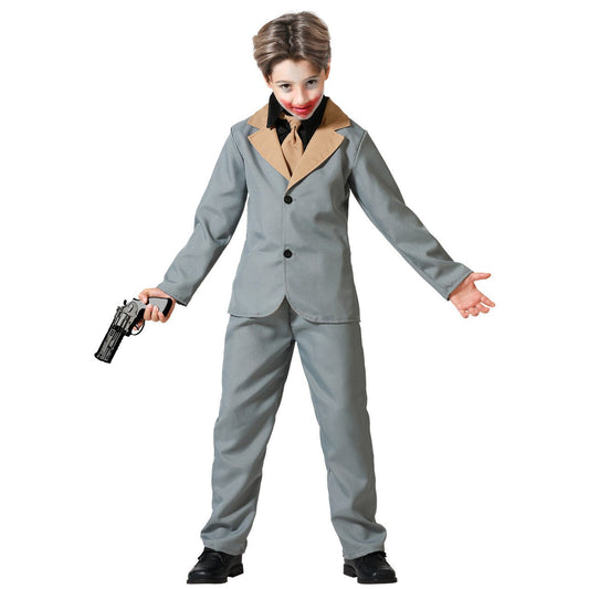 Costume da Joker grigio per bambino