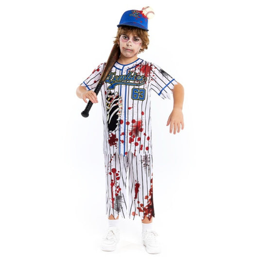 Costume da Giocatore di Baseball Zombie per bambino