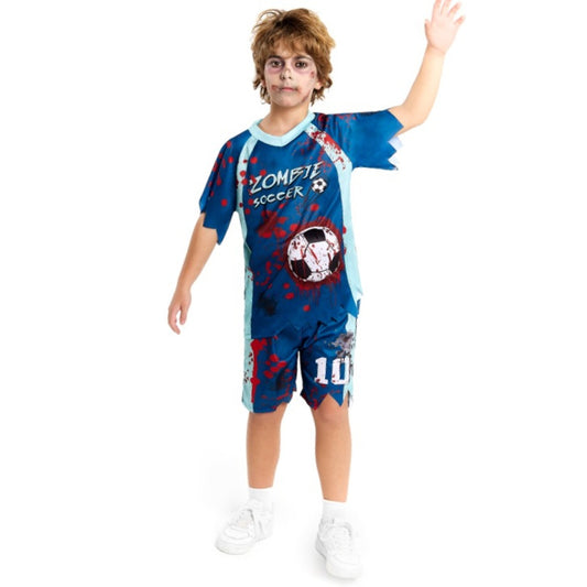 Costume da Giocatore di Calcio Zombie per bambino