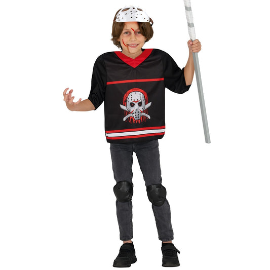 Costume da Giocatore di hockey Jason per bambino