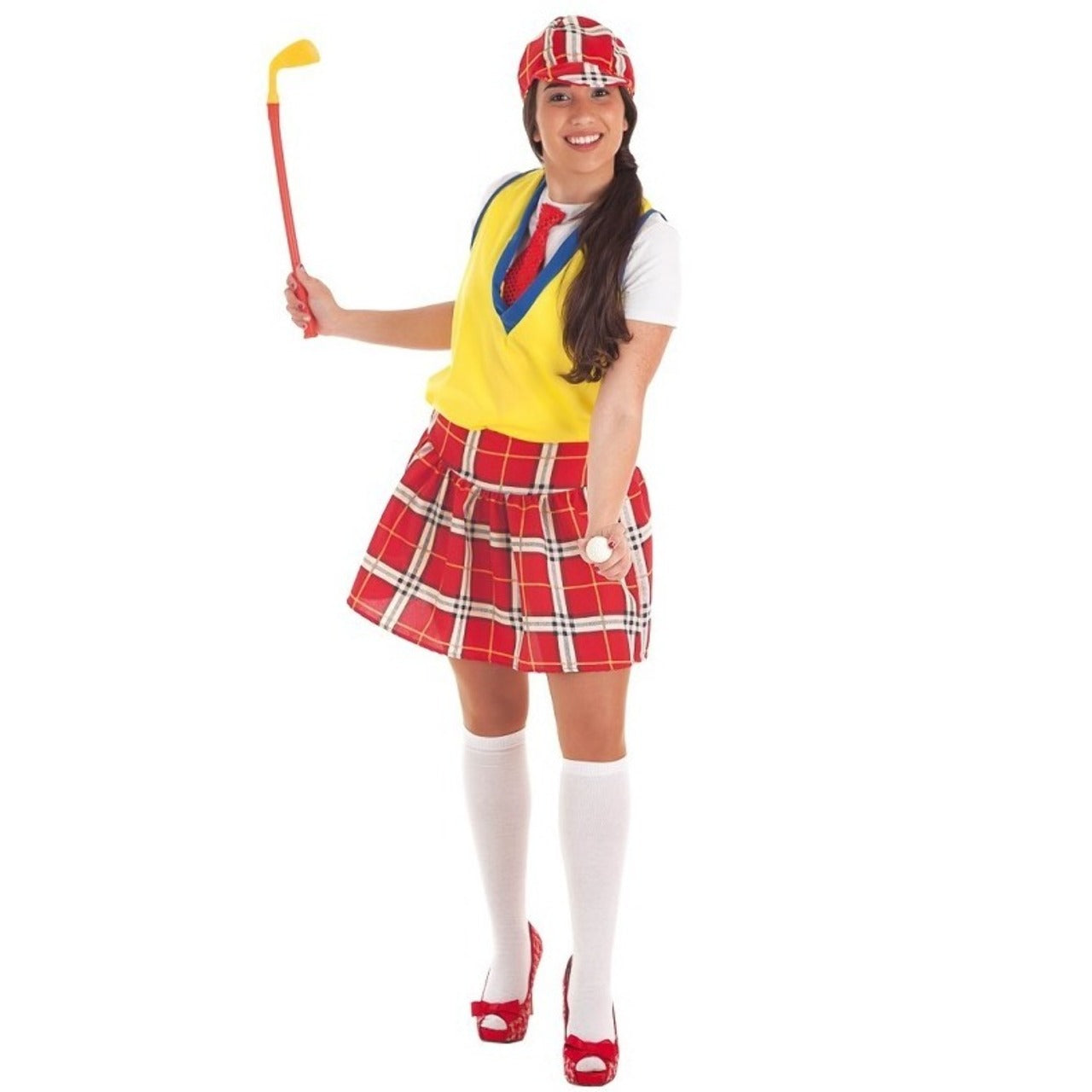 Costume da giocatrice di golf per donna