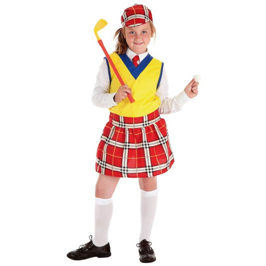 Costume da giocatrice di golf per ragazza