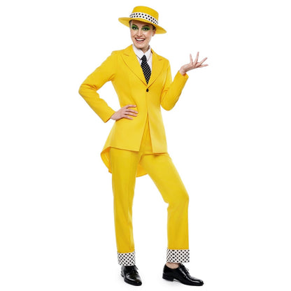 Costume di The Mask giallo per donna 