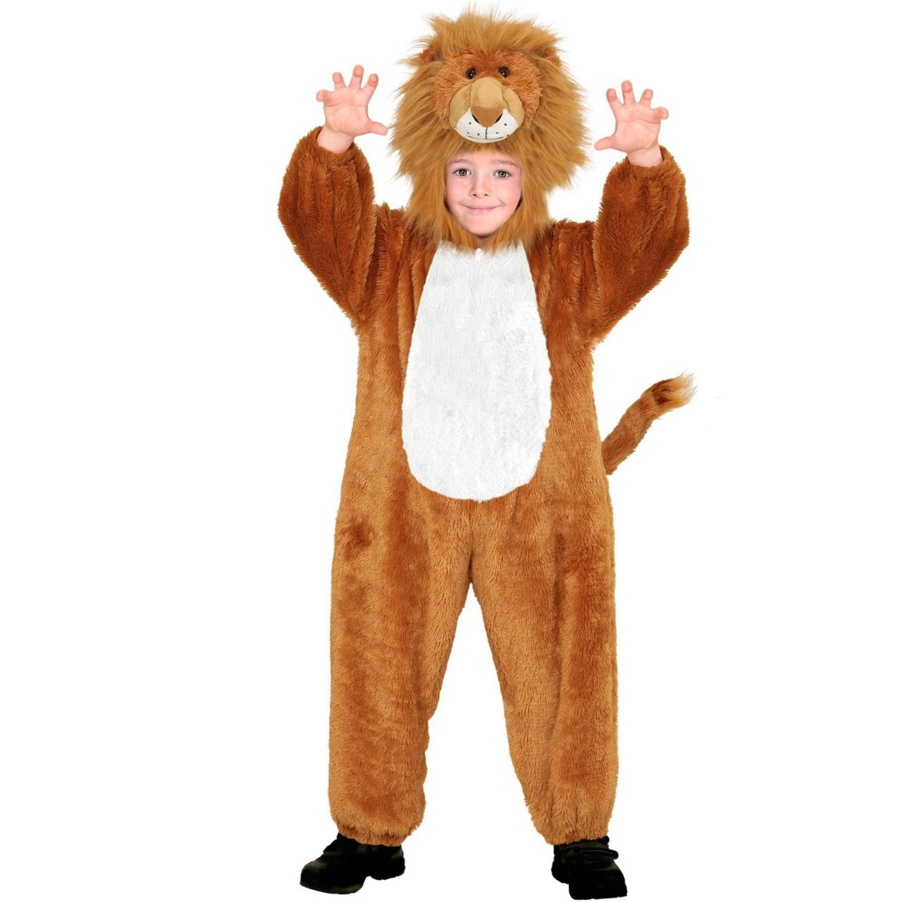 Costume da leone in morbido peluche per bambini