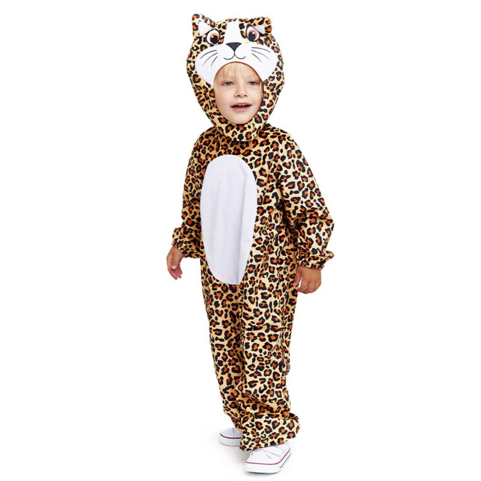 Costume da leopardo baffuto per bambino