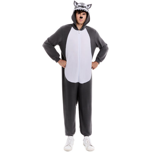Costume Lupo Cattivo Vestito Lupo Adulto Vestito Halloween Adulto
