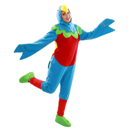 Costume da Pappagallo Multicolore per adulto