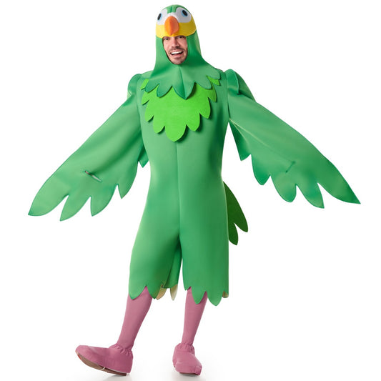 Costume di Pappagallo Verde per adulti