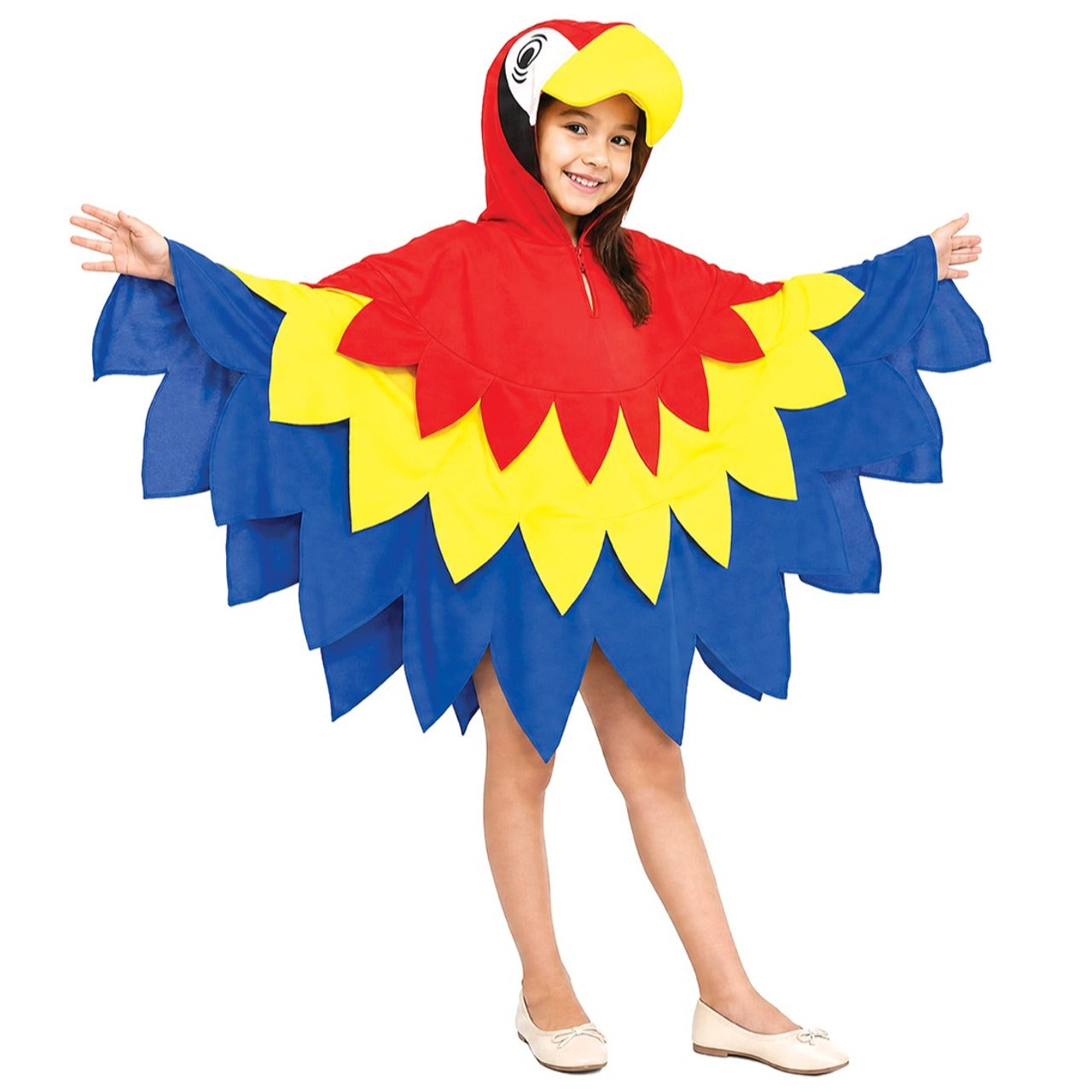 Costume da Pappagallo Poncho per bambini
