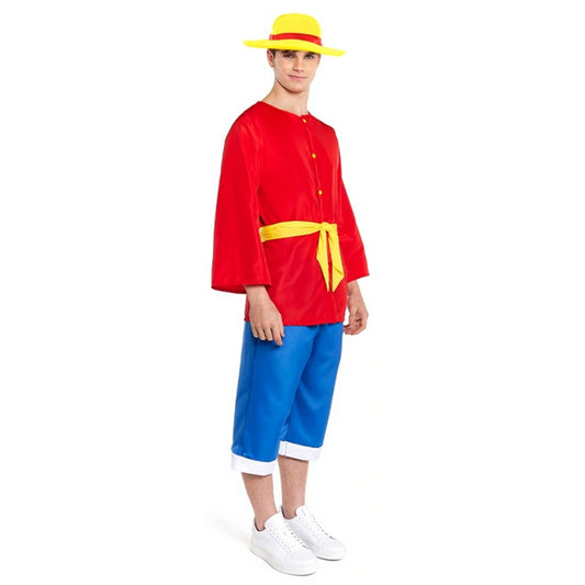 Costume da Luffy One Piece Avventuriero per adulto