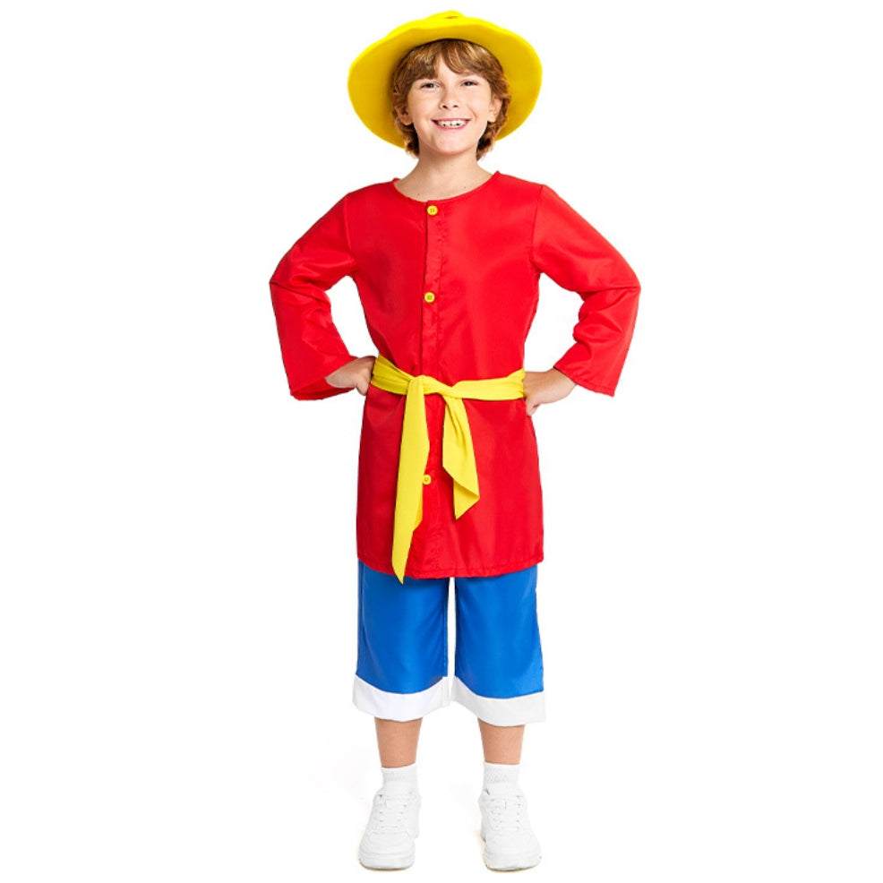 Costume da Luffy One Piece Avventuriero per bambini