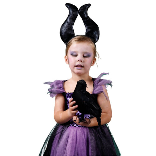 Maleficent Strega Vestito Carnevale Maleficent Bambina Costume