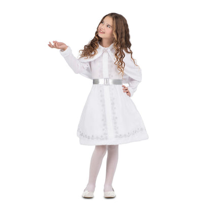 Costume da Mamma Natale bianca per bambina