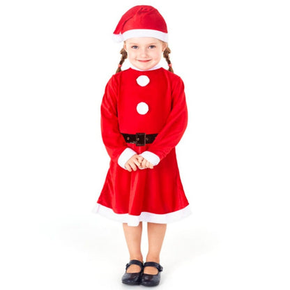 Costume da Mamma Natale Cintura per bambina