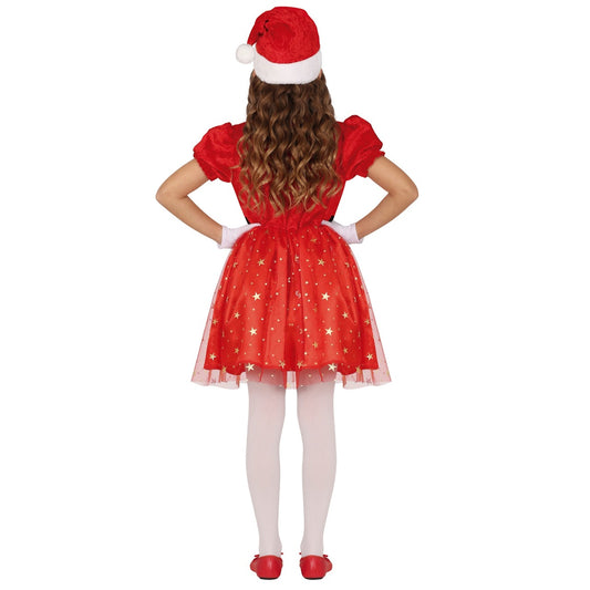 Costume da Mamma Noel Glitter per bambina