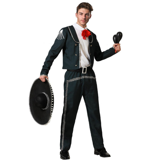 Costume da Mariachi nero per uomo