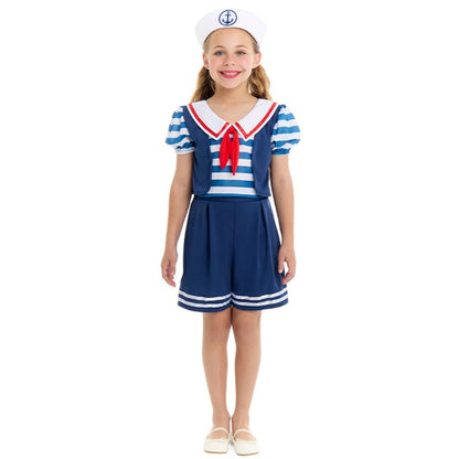 Costume da marinaia blu per bambina