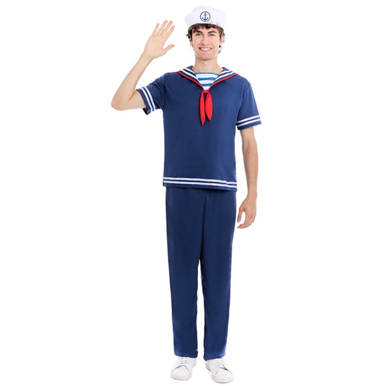 Costume da marinaio blu per uomo