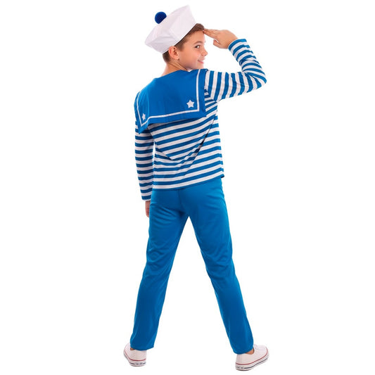 Costume da Marinaio Blu a Righe per bambino