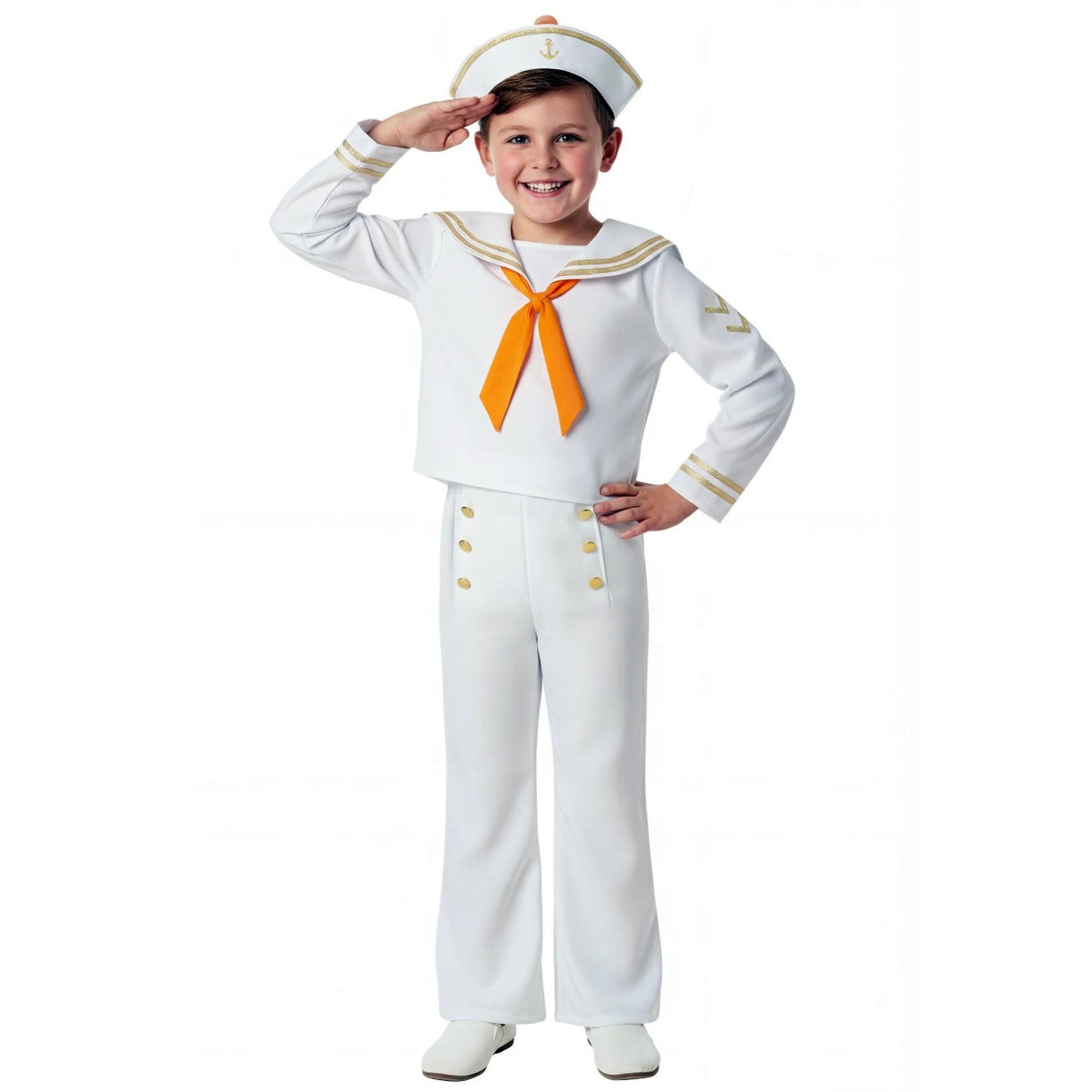 Costume da Marinaio Bianco per bambino