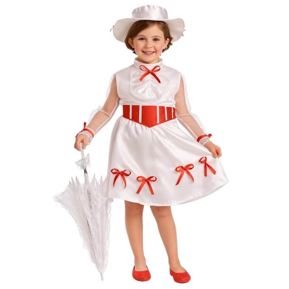 Costume da Bambinaia Poppins Magica per bambina
