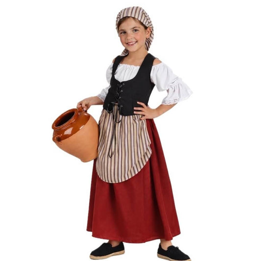 Costume da Locandiera Costanza per bambina