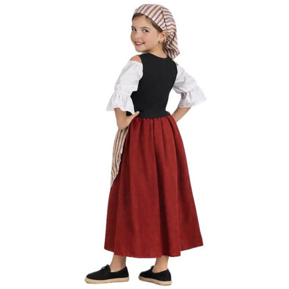 Costume da Locandiera Costanza per bambina