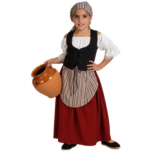 Costume da Locandiera Costanza per bambina