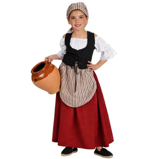 Costume da Locandiera Costanza per bambina