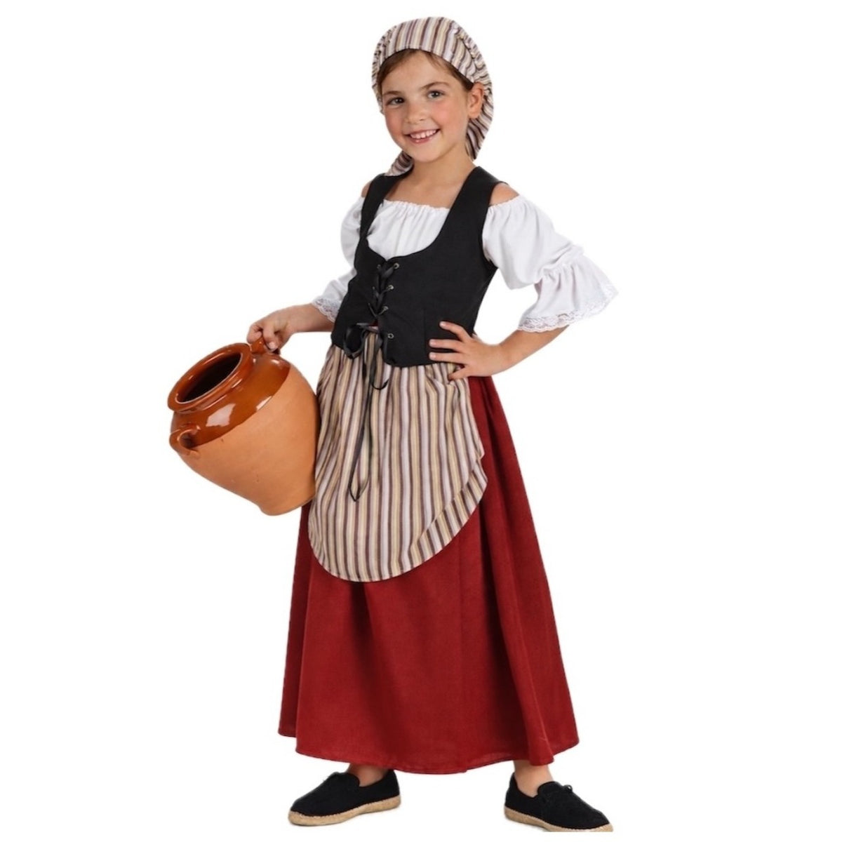 Costume da Locandiera Costanza per bambina