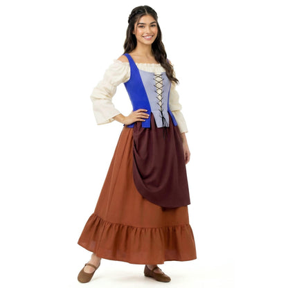 Costume da Locandiera Medievale Lisa per donna