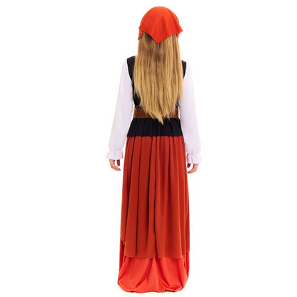 Costume da Taverniera Medievale per bambina